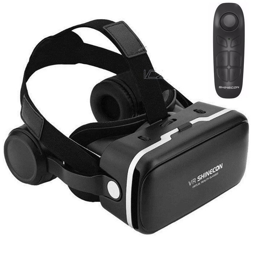 Kính thực tế ảo VR Shinecon 6.0 Tăng tay chơi game Android Bluetooth