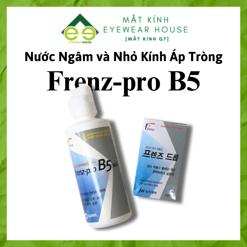 Nước ngâm rửa Kính áp tròng Frenz-pro B5