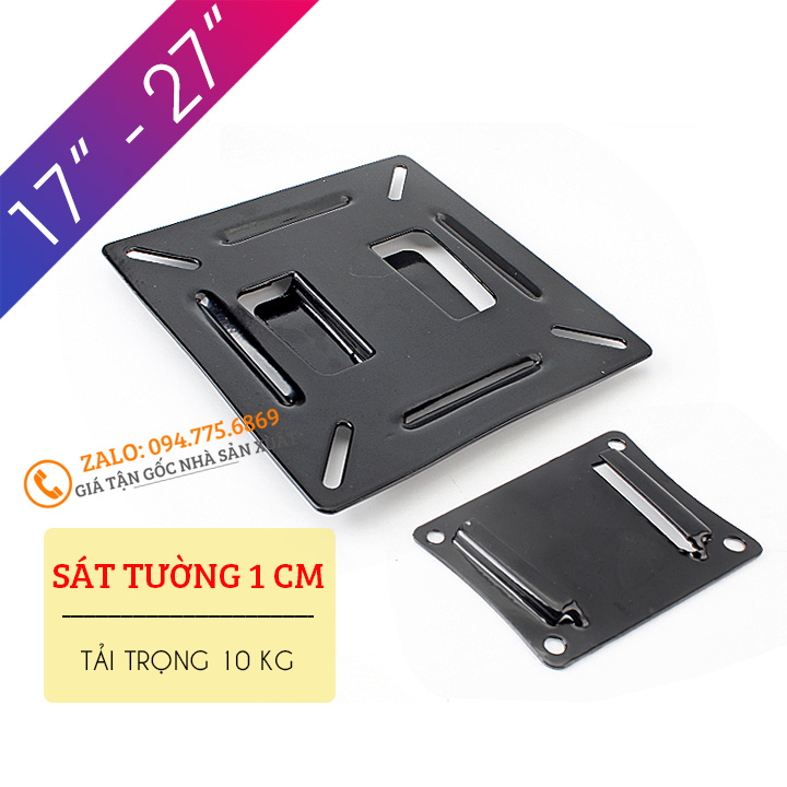 Giá Treo Màn Hình Máy Tính & Tivi 14 - 27 Inch  Gắn Tường Khung Treo Màn Hình Siêu Mỏng - Model: N2