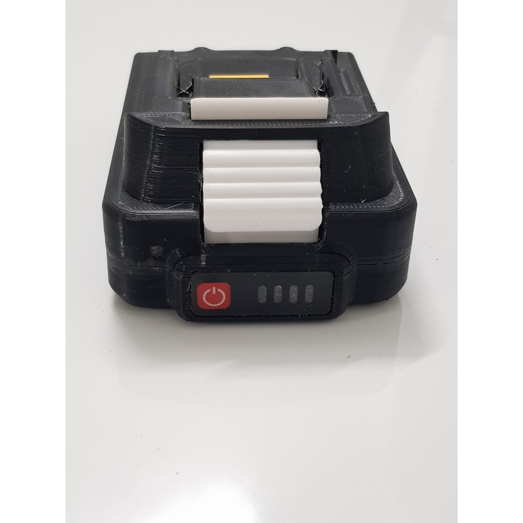 Cell 20700, 21700 _ vỏ makita trượt - 1 hàng 5 cell pin 27000, 21700