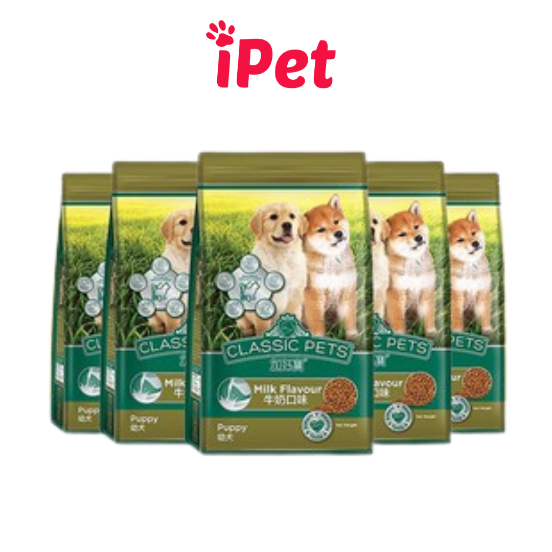 Thức Ăn Classic Puppy Hạt Khô Cho Chó Con Vị Sữa Gói 400g - iPet Shop