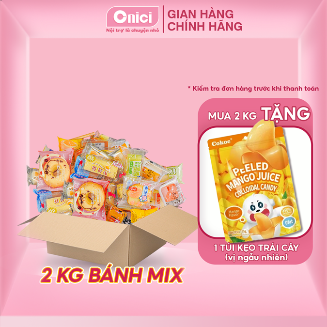  Bánh mix Đài Loan nhiều vị 1kg - 2kg - 3kg Bếp Của Mẹ ONICI 