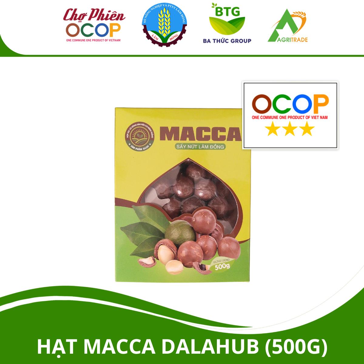COMBO 2 x Hộp Hạt Mắc Ca - Macadamia Lâm Đồng Sấy Lạnh Giòn Thơm 500g