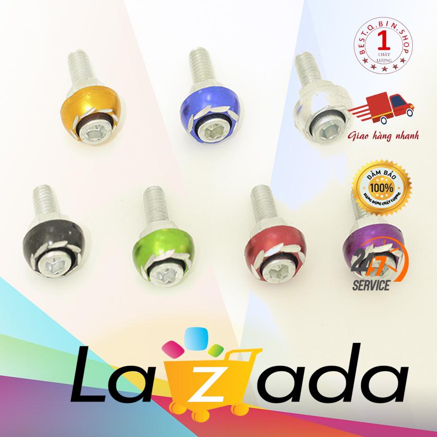 Bộ 5 Ốc Kiểng - Ốc Kiểu Proti Nhiều Màu Phụ kiện trang trí xe máy - Đồ chơi xe máy