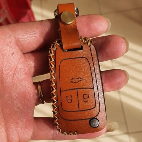 Bao Da Chìa Khóa Cơ Xe CHEVROLET SPARK, CRUZE, CAPTIVA, ORLANDO. Da Bò Nhiều Màu Sắc..