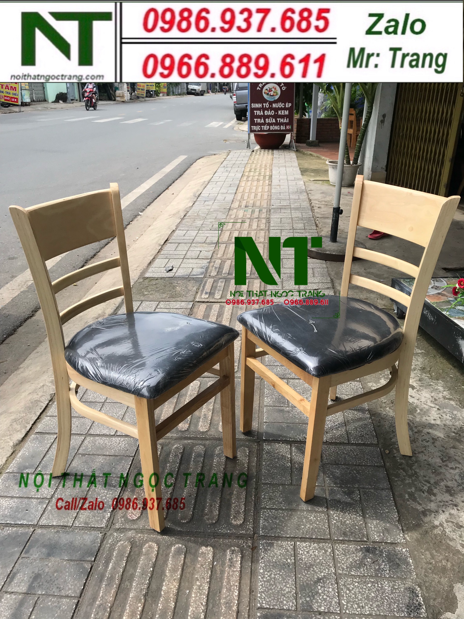 [HCM]Ghế gỗ cabin thanh lý