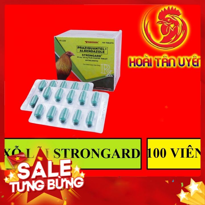 STRONGARD XỔ LÃI CAO CẤP dành cho gà đá 1 HỘP 100 VIÊN