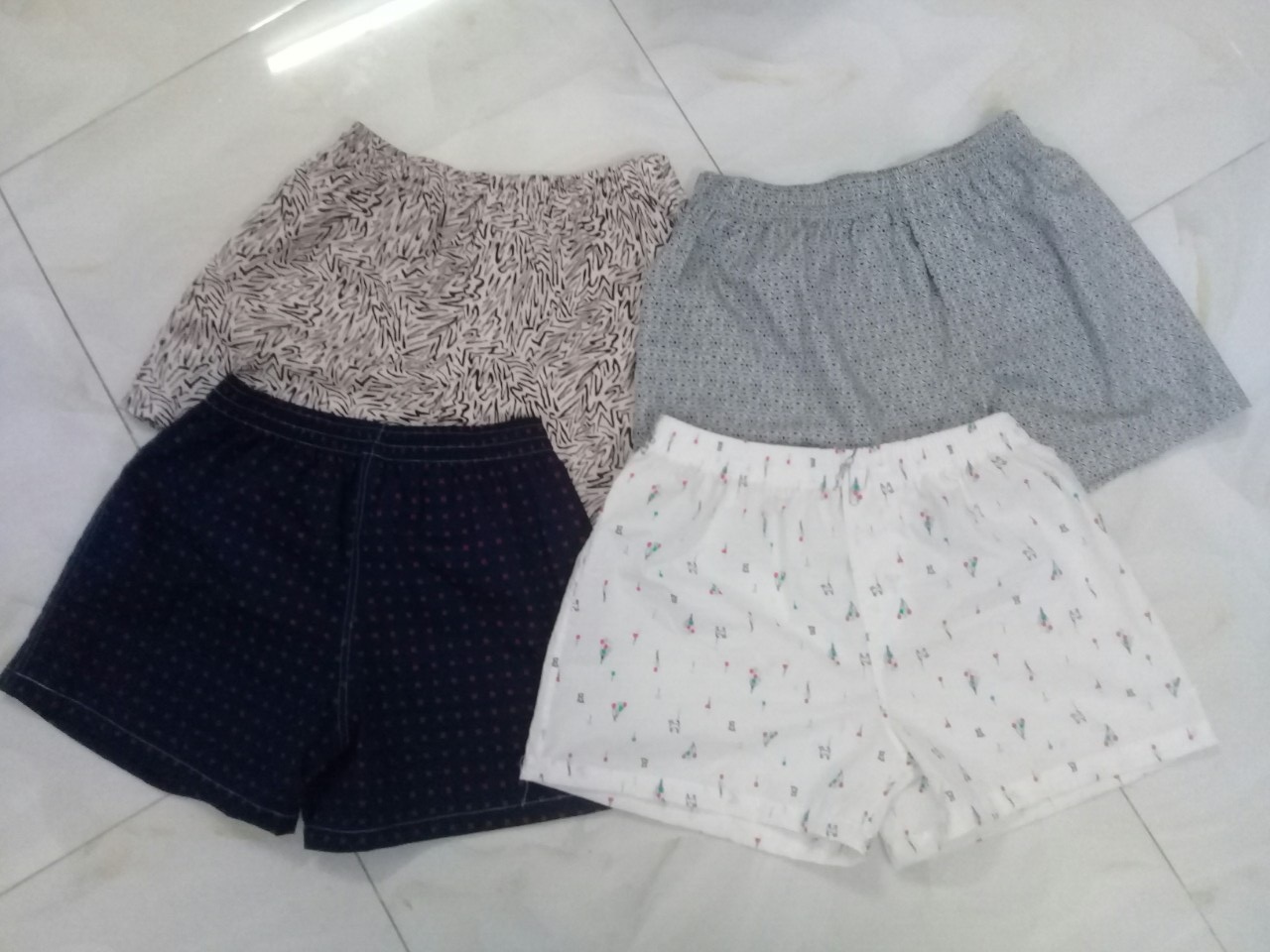 Quần đùi Nam mặc nhà, vải Kate thoáng mát (size M&L&XL) vải Kate Thái, không phải hàng TQ