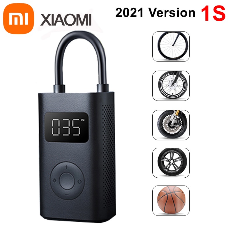 Bơm điện cầm tay Xiaomi Mijia Bicycle Pump 1S MJCQB04QJ cổng type c - model 2021