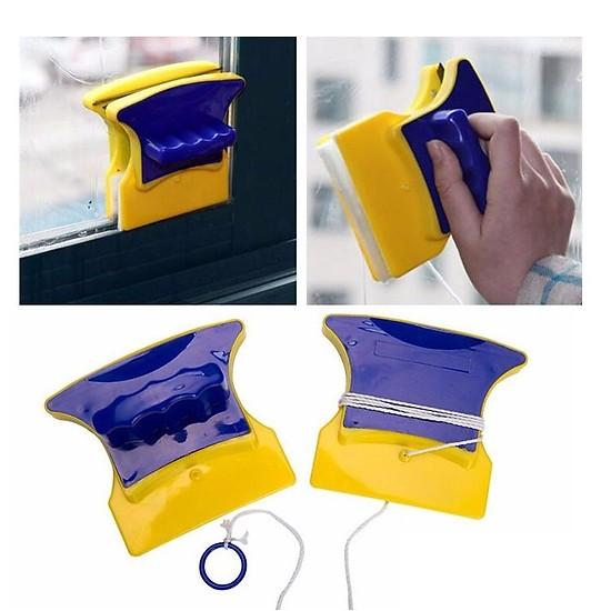 Dụng cụ lau kính nam châm 2 mặt