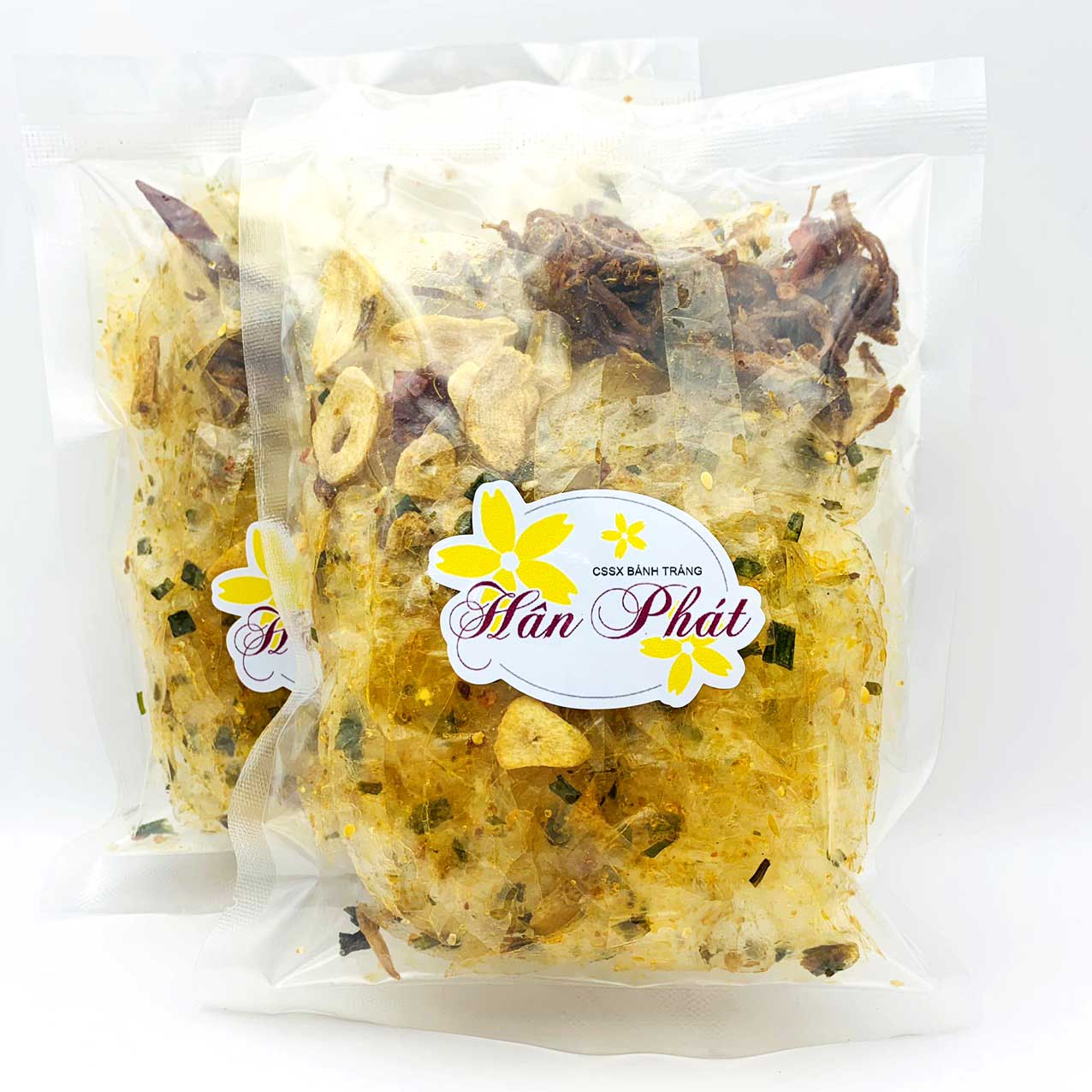 Bánh tráng sợi bò tỏi