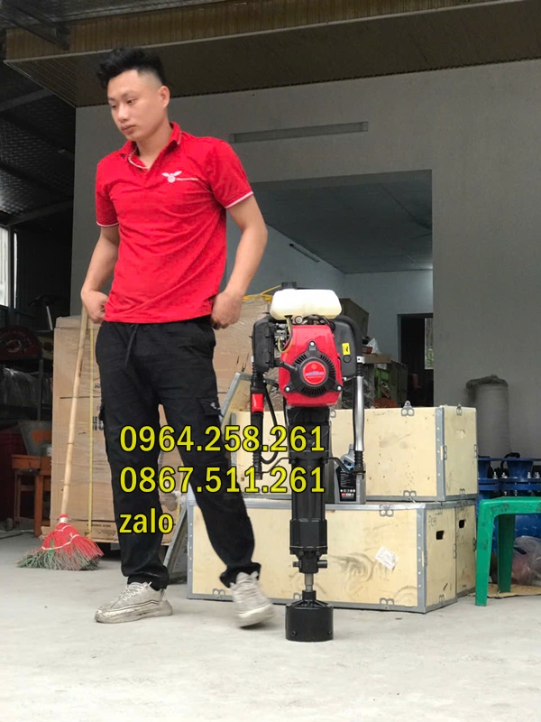 Máy đóng cọc bê tông công trình, máy đóng cọc cừ