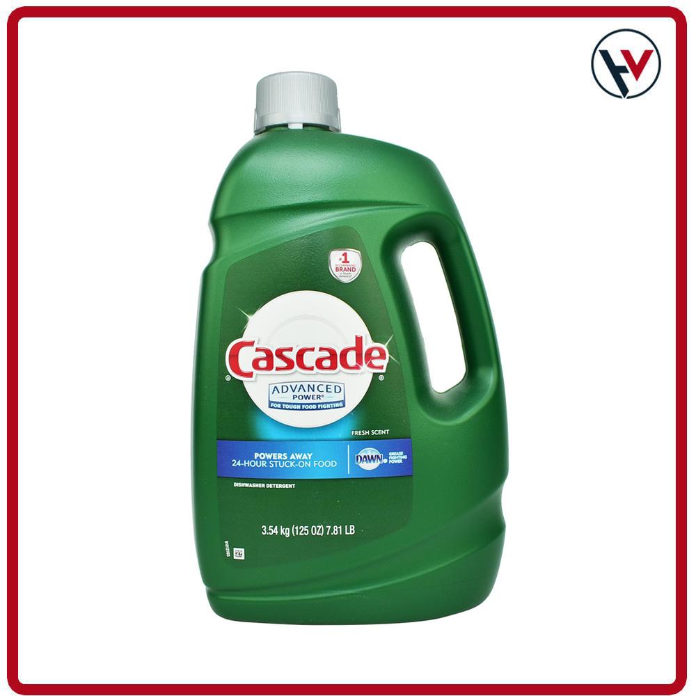 Nước Rửa Chén Cascade Advanced Power Liquid Dishwassher Detergent,fresh scent, 3.54kg - Mỹ