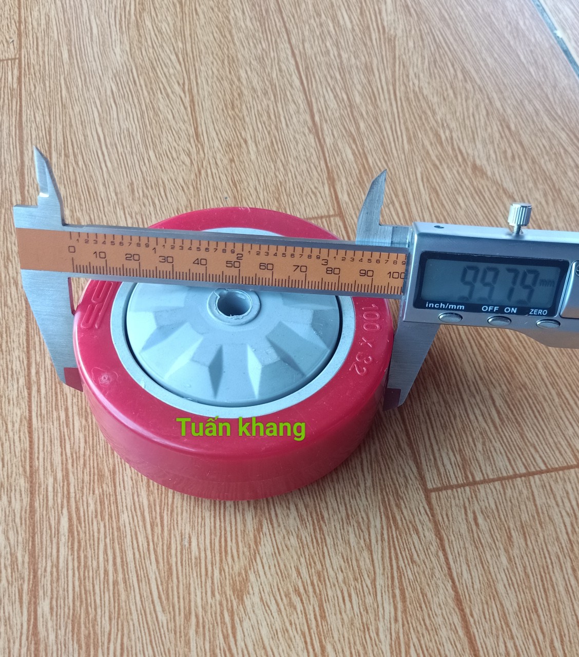 Bánh xe 100x32 pu nhựa-Banhxetuankhang