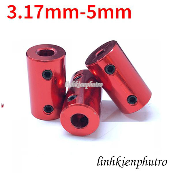Khớp nối trục màu đỏ 2mm 3mm 4mm 5mm 6mm