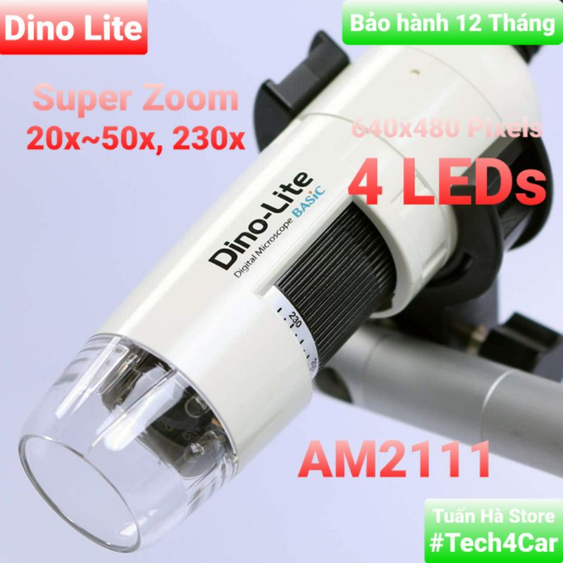 Kính hiển vi điện tử Dino Lite, AM2111, hàng chính hãng
