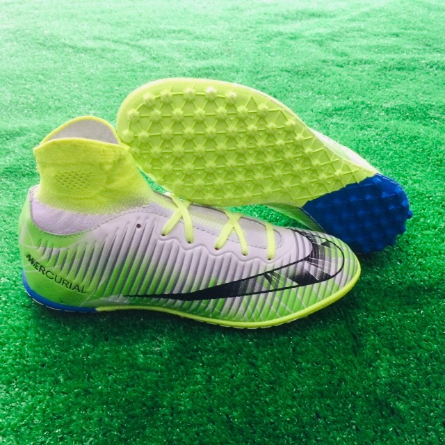 [HCM]Giày đá banh giày đá bóng cổ cao CR7  sân nhân tạo: Khâu full đế