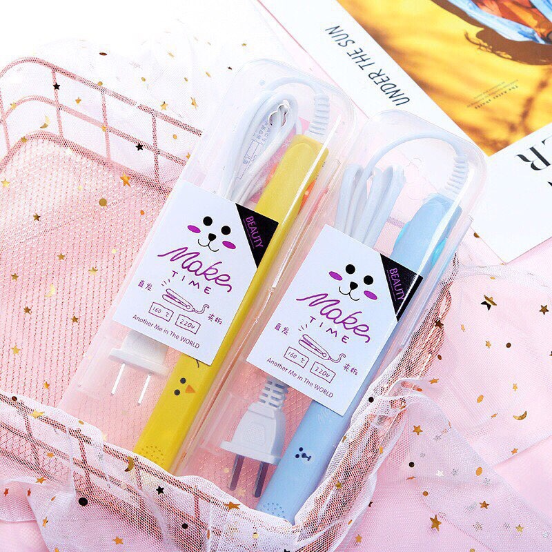 Máy duỗi tóc mini kitty hàn quốc loại tốt - kẹp duối tóc - tóc đẹp chuẩn salon