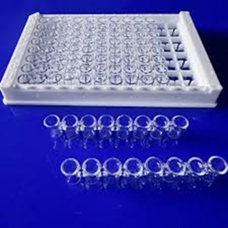 Đĩa elisa 96 giếng (ELISA plate), có thể tách rời, loại 8 trip, gói 1 chiếc- Fcombio, EL9608T Bio Basic-Shop