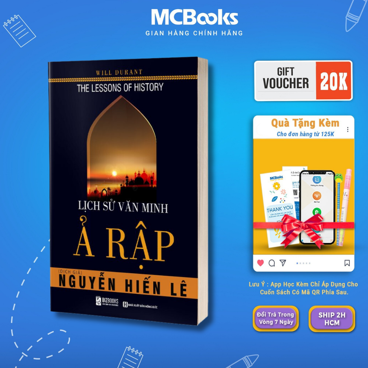 Sách - lịch sử văn minh ả rập - sách lịch sử thế giới của nguyễn hiến lê - mcbooks