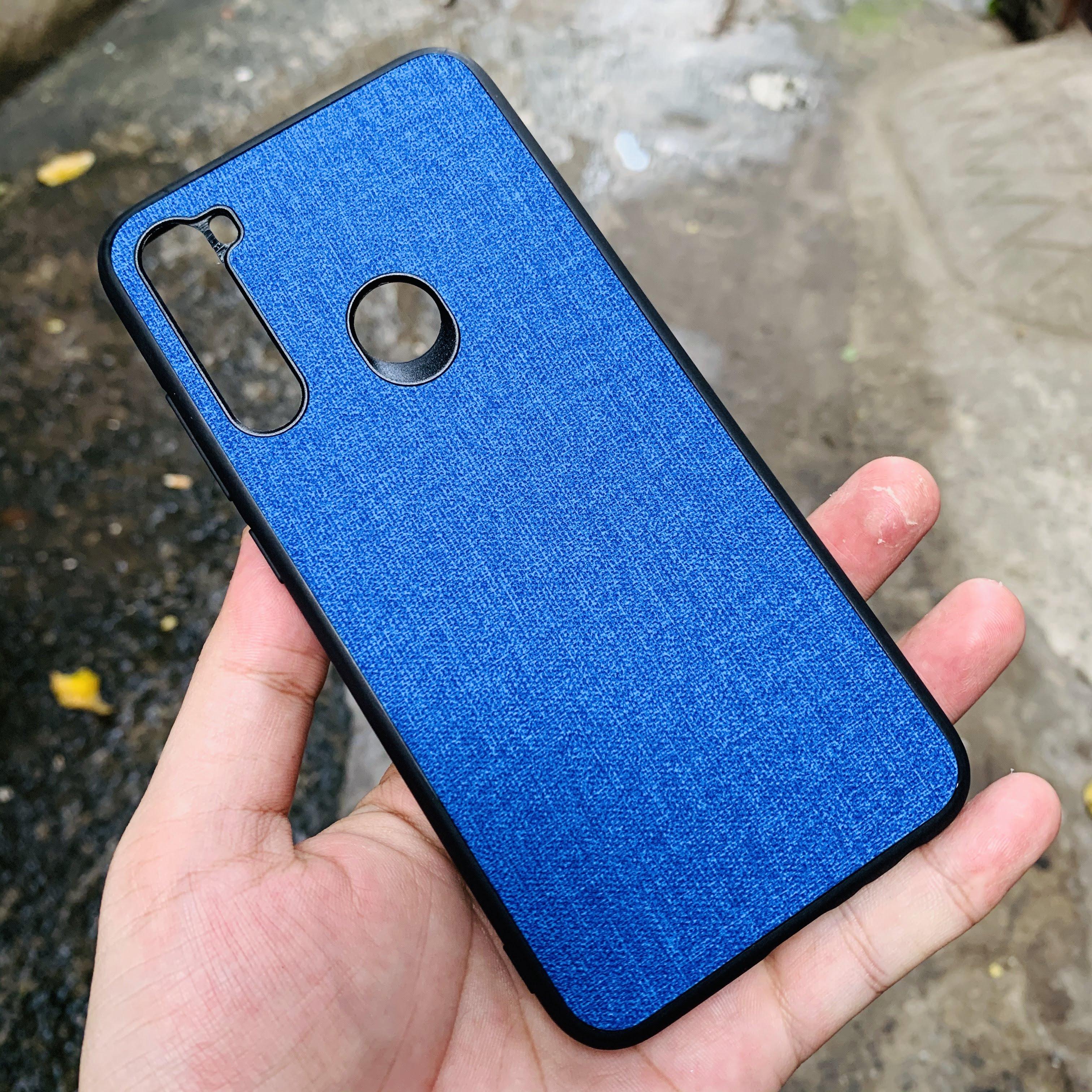 Ốp lưng Xiaomi Redmi Note 8 vân vải Jean nhiều màu