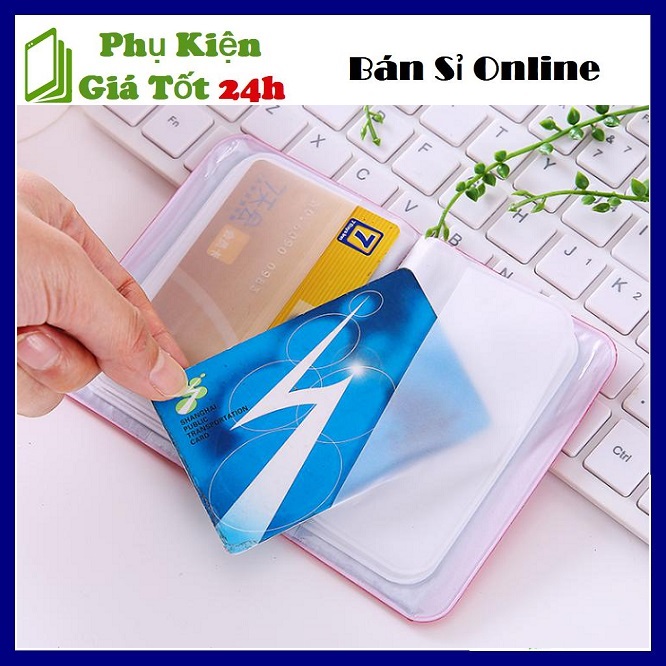 [HCM]⚡ Ví đựng thẻ Card Visit Atm Cmnd - bóp ví mini thời trang in hình nơ ⚡