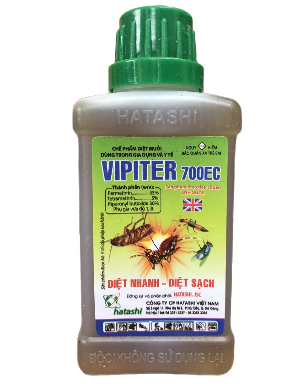 [Hoàn Tiền 10%] Thuốc xịt muỗi y tế Vipiter 700ec diệt muỗi kiến gián hiệu quả an toàn với sức khoẻ người sử dụng