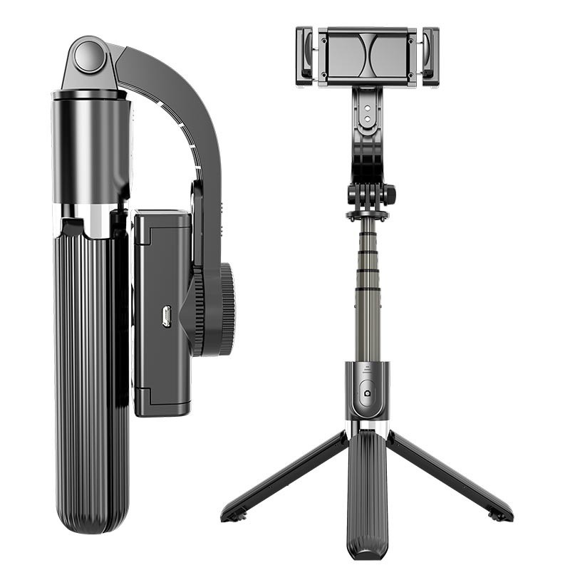 Gậy chụp hình chống rung L08, Thiết Bị Chống Rung Khi Quay Phim.Tay Cầm Gimbal Bluetooth Chống Rung 3 Trục Cho Điện Thoại - L08, GẬY CHỐNG RUNG GIMBAL STABILIZER L08 -