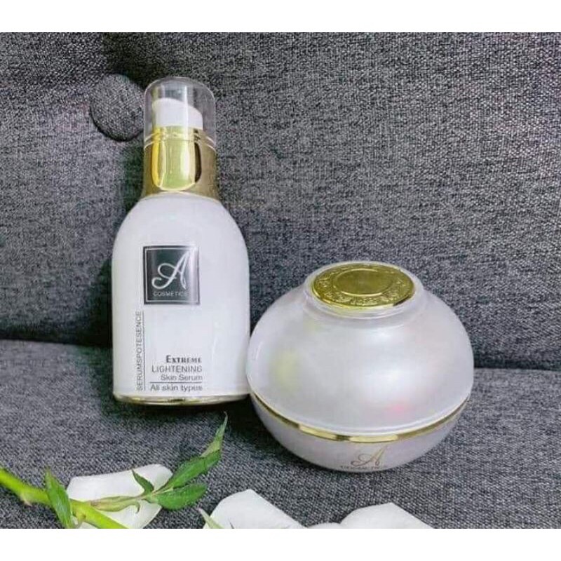 Combo kem dưỡng face pháp + serum spot acosmetics