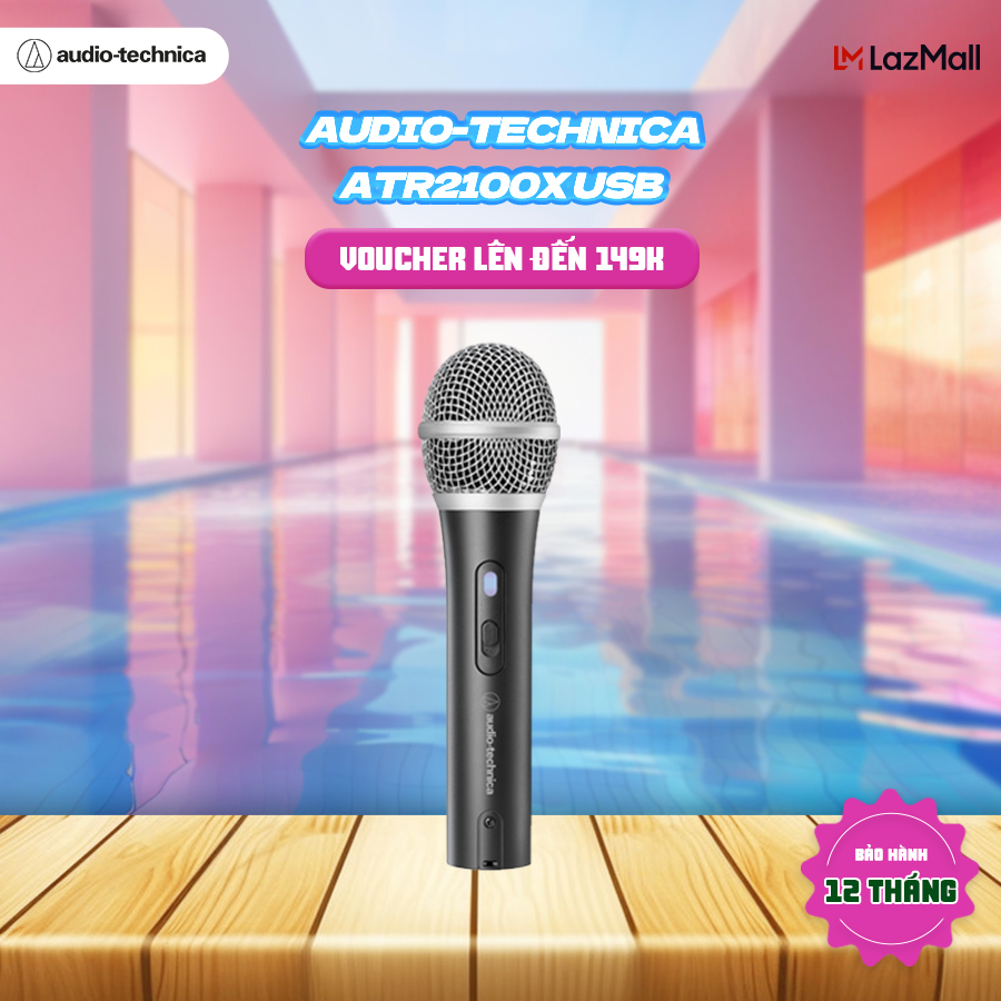 Microphone Audio-technica ATR2100X USB - Hàng Chính Hãng
