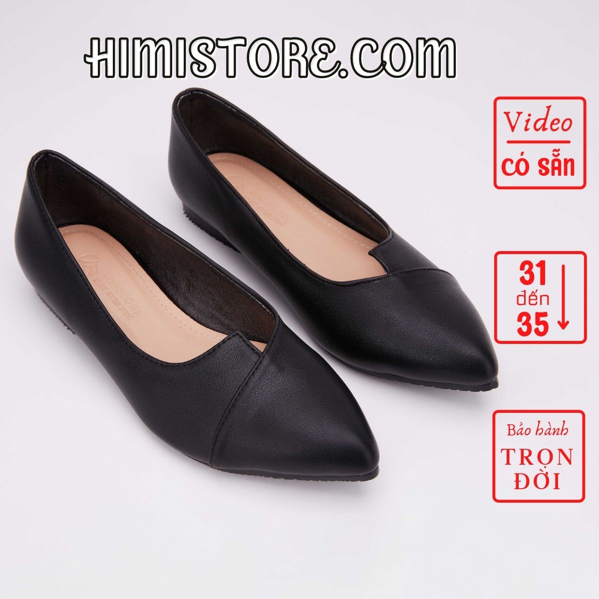 Giày bệt mũi nhọn công sở himistore - sm003
