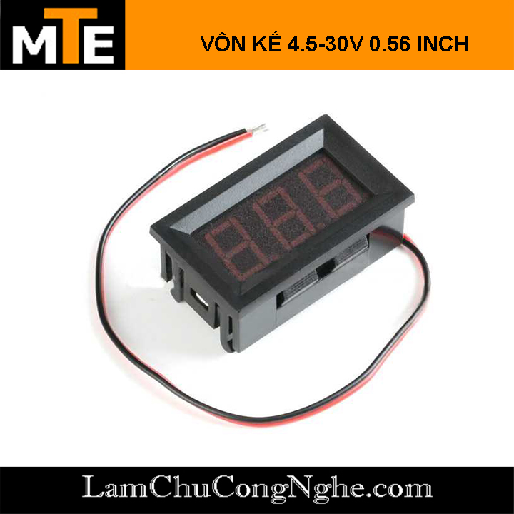 Vôn kế – Đồng hồ đo điện áp một chiều DC 4.5-30V