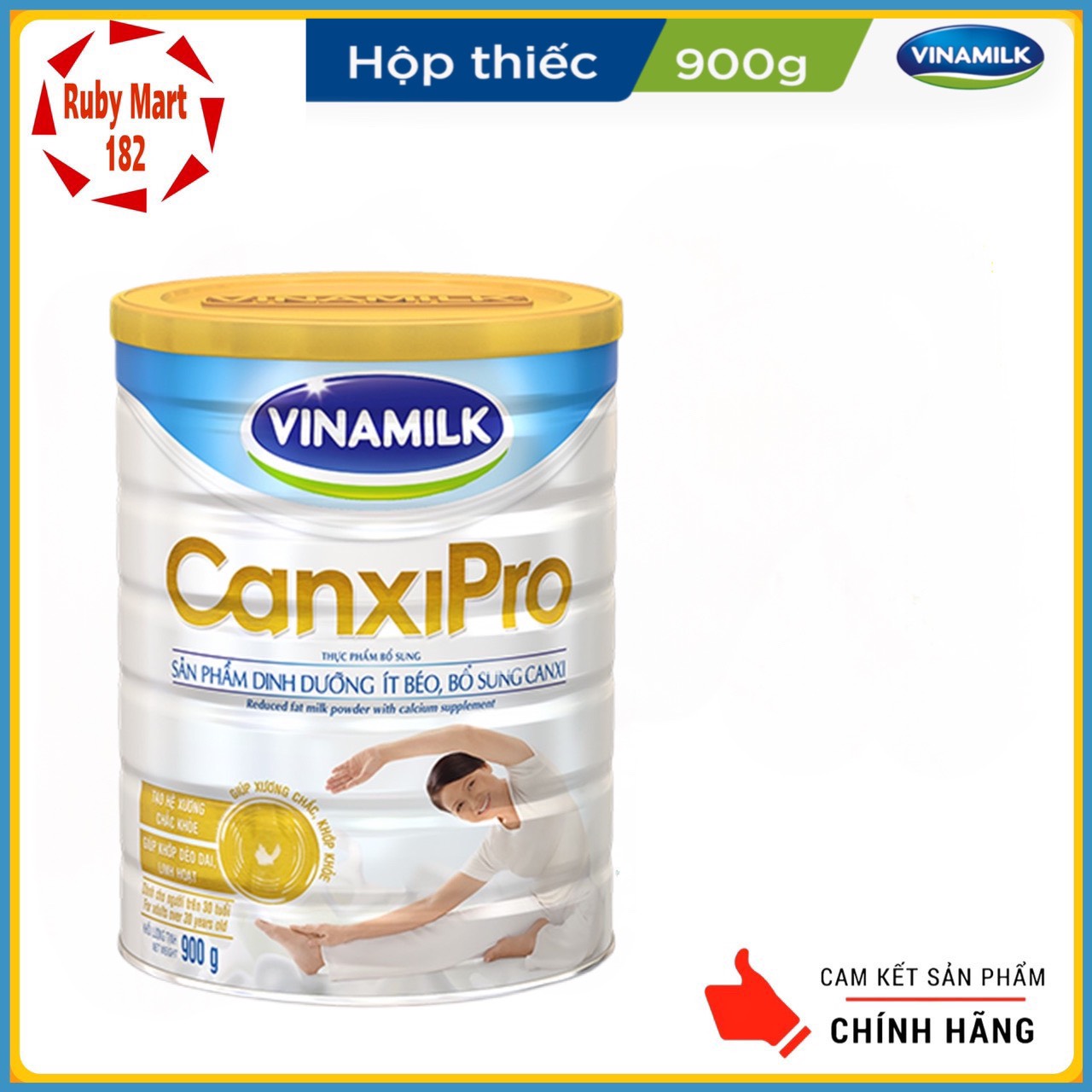 Sữa bột vinamilk canxi pro lon 900g