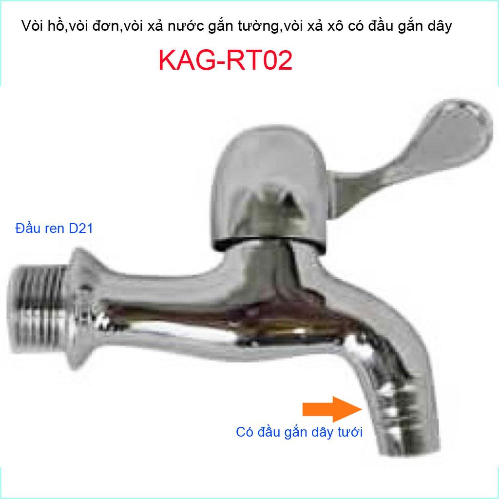 [HCM]Vòi lạnh gắn tường Roto vòi hồ có mỏ vòi romine vòi rửa gắn tường KAG-RT02