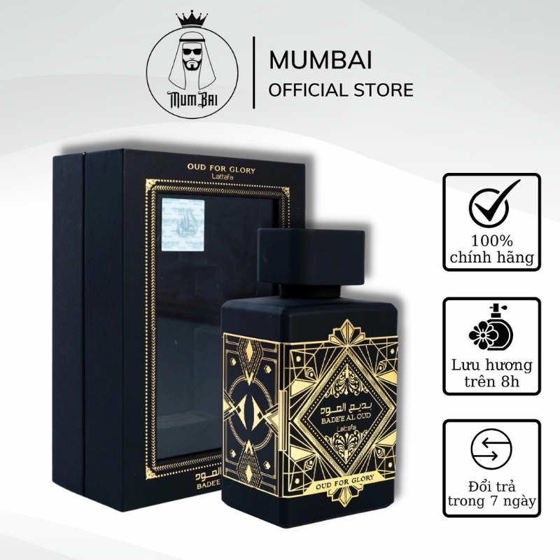 Nước hoa Dubai chính hãng thơm lâu, Nước hoa nam Badee Al Oud cao cấp - 100ml, Lưu hương trên 8h