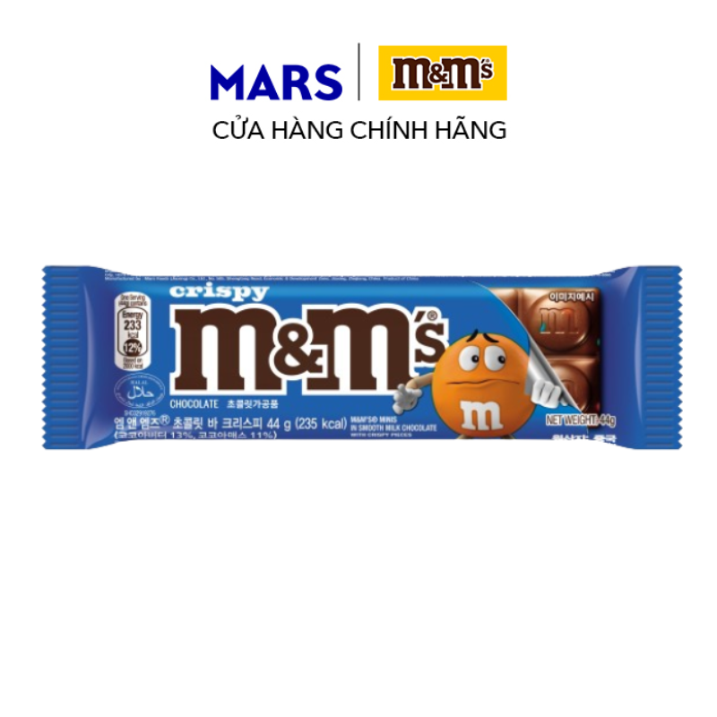 Kẹo sô cô la m&m’s giòn thanh 44g