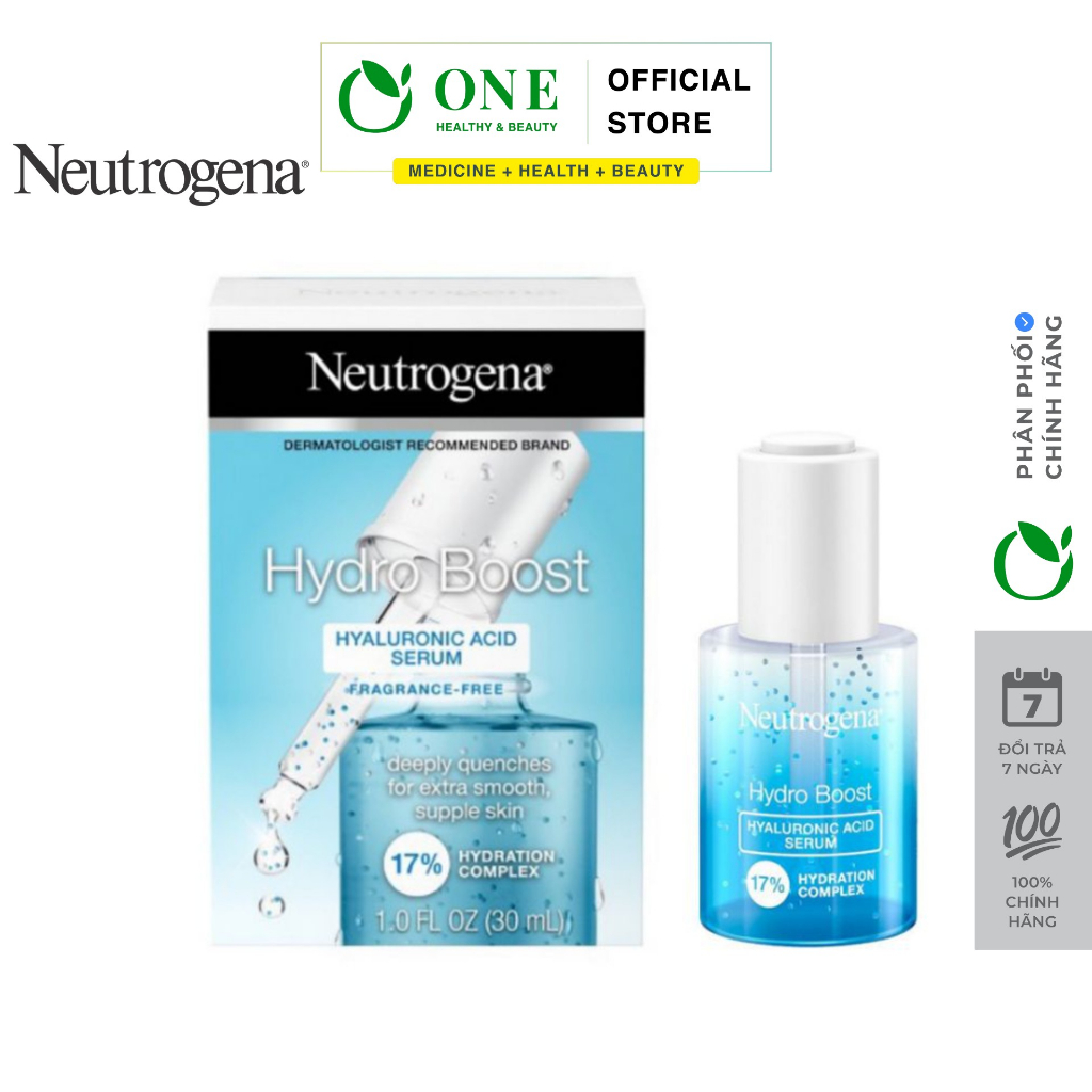 Tinh chất cấp nước phục hồi da Neutrogena Hydro Boost Hyaluronic Acid Serum 30ml