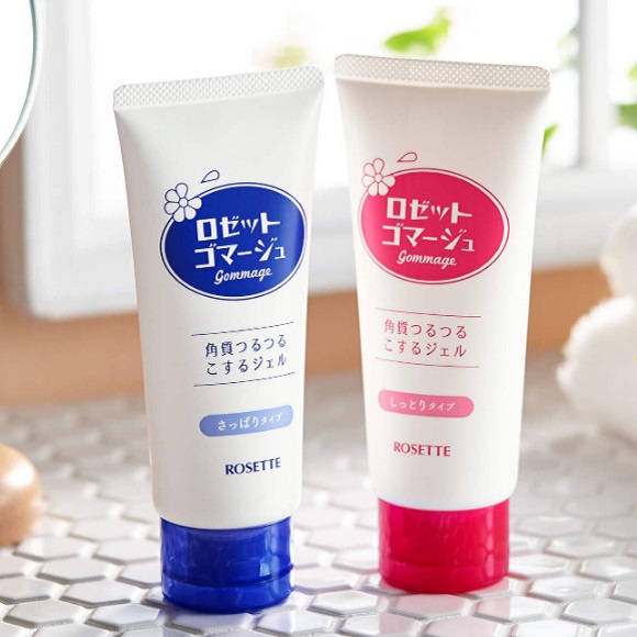 Gel tẩy tế bào chết Rosette Nhật Bản 120g cho da khô và da dầu, Rosette Gommage Peeling Gel 120g, Rosette Gommage Horny Smooth Gel 120g