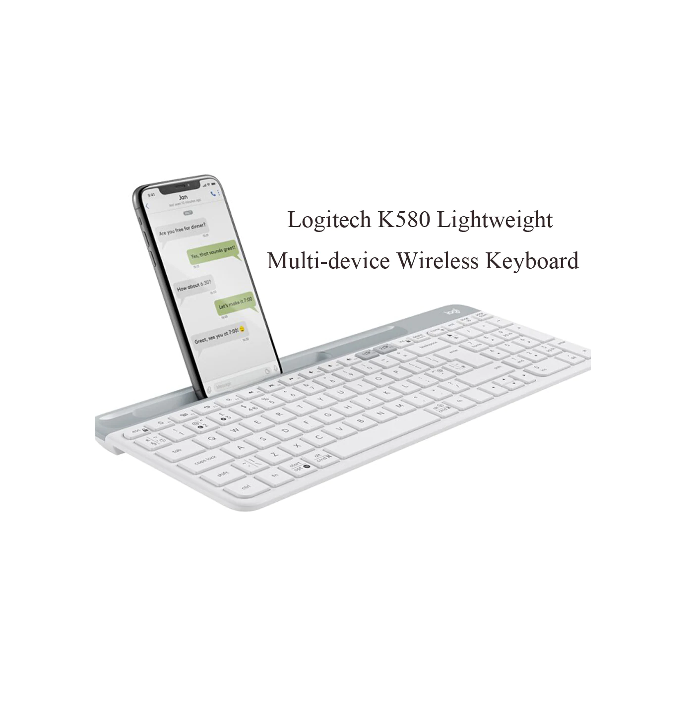 Bàn Phím Không Dây Bluetooth Logitech K580 - Hàng Chính Hãng