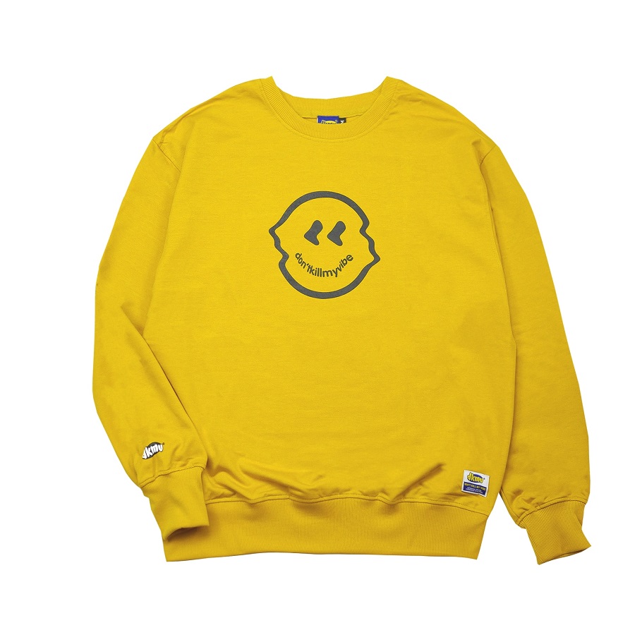 Áo sweater nữ tay dài màu vàng | DKMV Sweater Always Smile