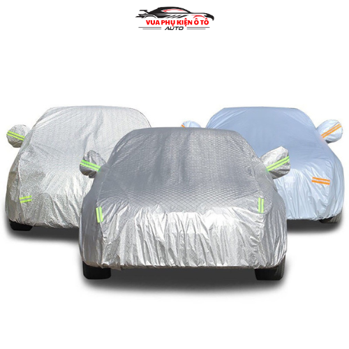 Bạt trùm xe hơi, bạt phủ xe ô tô vải dù một lớp vải dù Polyester Oxford Fabric cao cấp chống sước sơn, chống mưa, bảo vệ xế yêu khỏi bụi bẩn xe ôtô 4 chỗ đến 7 chỗ
