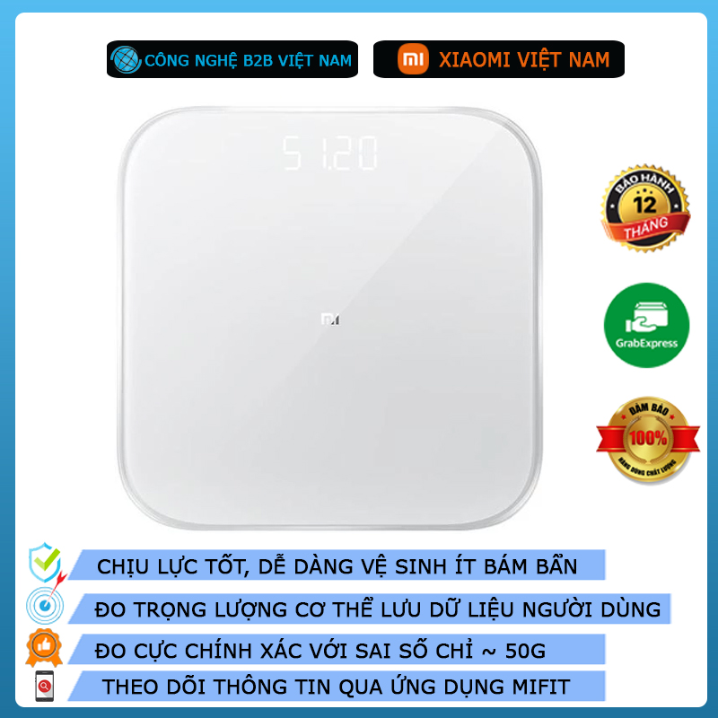 Cân thông minh Xiaomi Mi Smart Scale 2/ Phiên bản Quốc Tế - Hãng phân phối