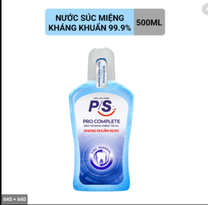 Nước súc miệng P/S Pro Complete 500ml