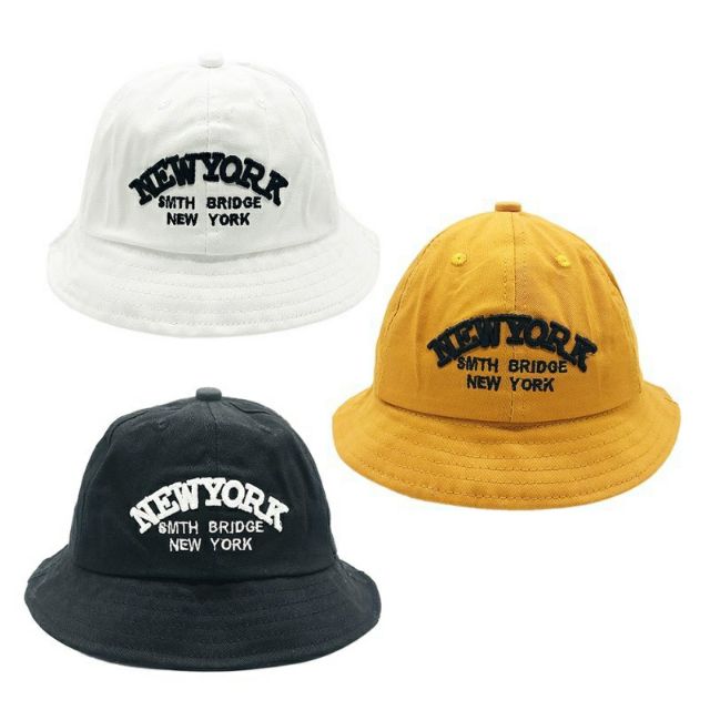 Mũ nón rộng vành new york cho bé