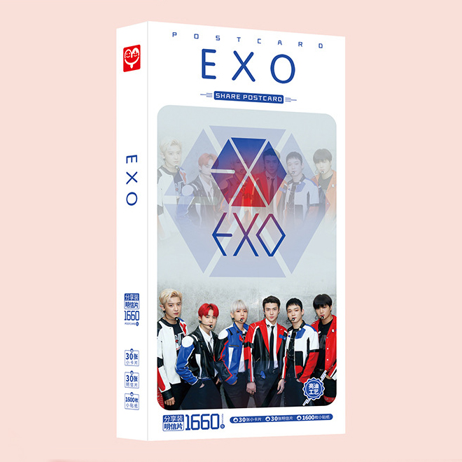 Hộp ảnh postcard EXO