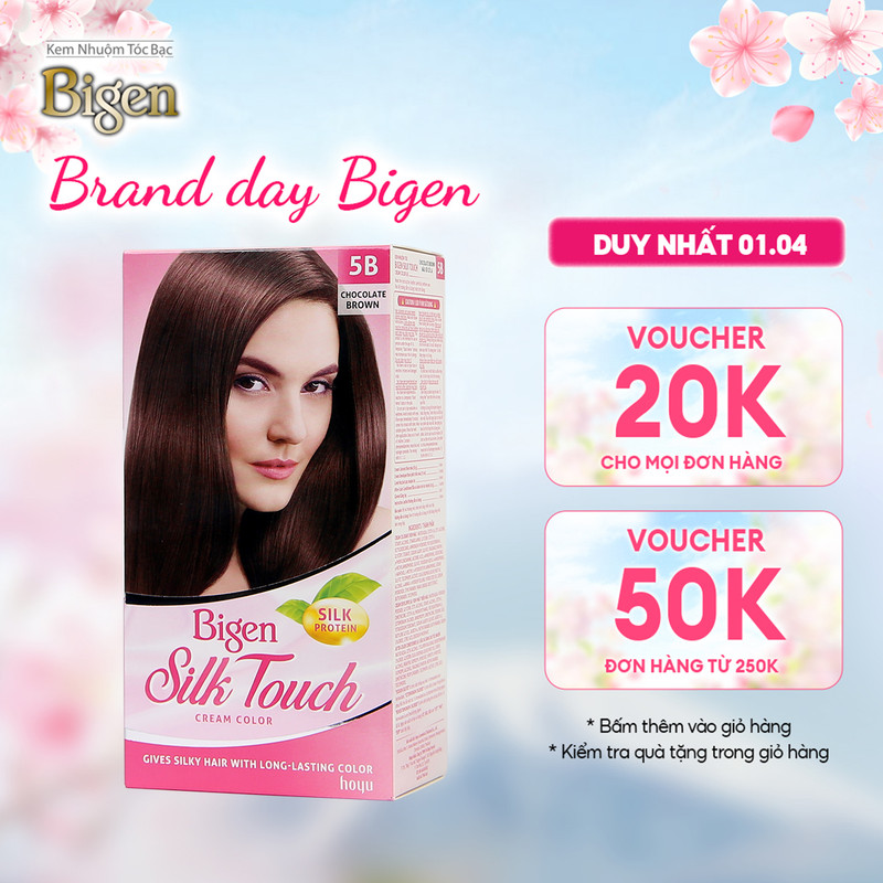 Bigen Silk Touch là sự kết hợp đầy tinh tế giữa thuốc nhuộm và thuốc dưỡng tóc chuyên sâu. Sản phẩm này không chỉ giúp tóc bạn trở nên đẹp mà còn có tác dụng nuôi dưỡng tóc một cách toàn diện, loại bỏ các tác nhân gây hại do sử dụng nhiều sản phẩm tóc khác nhau. Nếu muốn sở hữu một mái tóc khỏe đẹp, Bigen Silk Touch chính là lựa chọn đáng giá cho bạn.