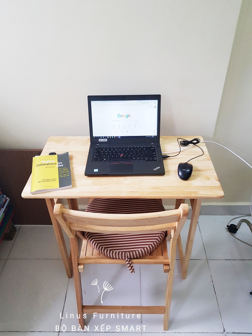 Bộ bàn làm việc xếp gọn thông minh