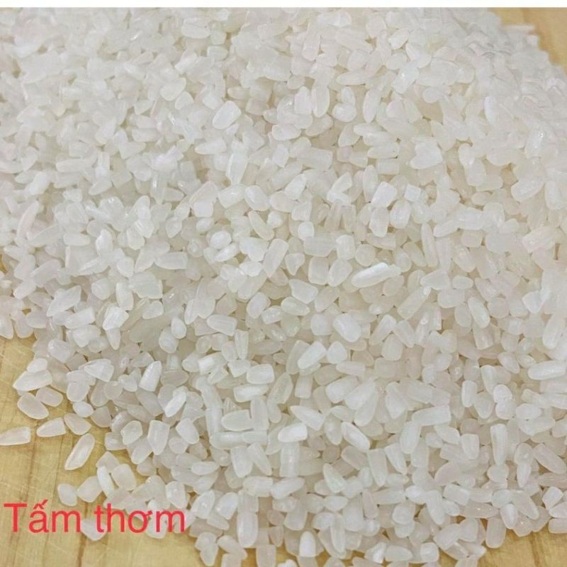 Gạo tấm thơm loại dẻo dùng để nấu cháo, nấu cơm tấm . Đại lý Gạo Bà Tám
