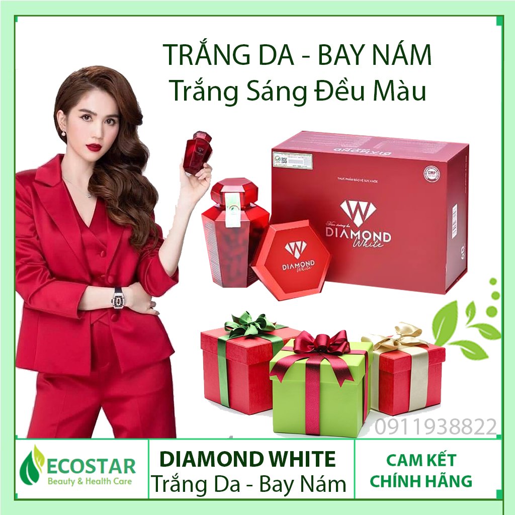 Viên uống trắng da Diamond White Ngọc Trinh - Hàng chính hãng