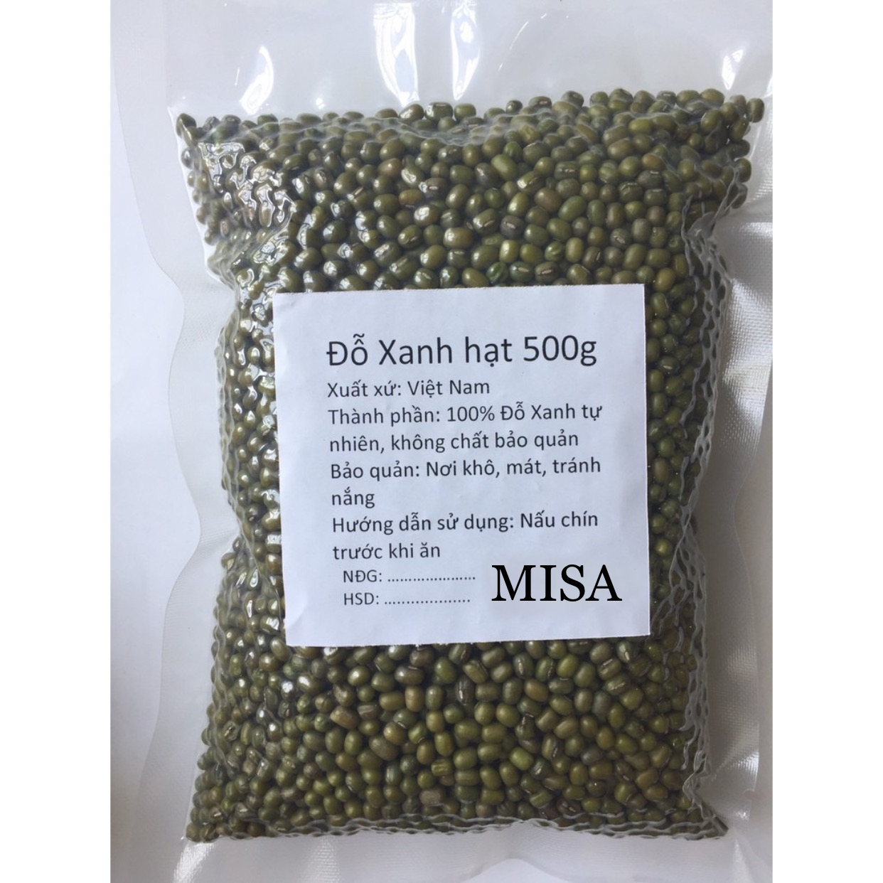 Đậu xanh, đỗ xanh nguyên hạt (có thể trồng giá) 1kg
